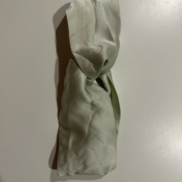 Grace Eleyae turban style silk headband - Light Green - Picture 3 of 4